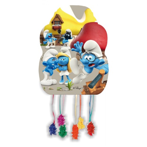 Levně Piñata Šmoulové střední 46 × 33 cm