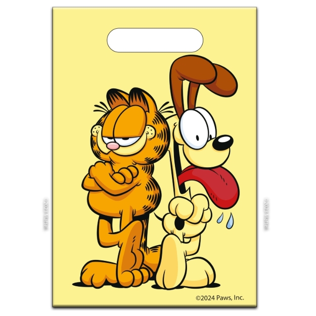 Garfield dárková taška s motivem Garfielda a Odieho