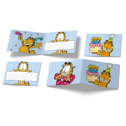 Pozvánky na narozeninovou oslavu Garfield 6 ks