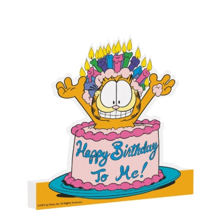 Dekorační figurka Garfield dort 29 x 25,5 cm