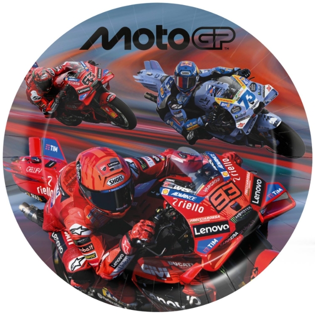 Papírové talíře MotoGP 23 cm 8 ks