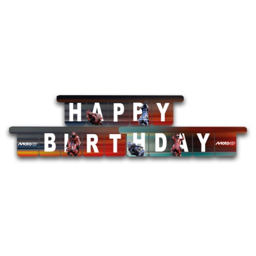 Levně Girlanda Happy Birthday MotoGP 3 m