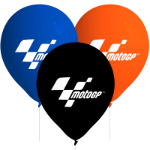 Latexové balónky MotoGP 30 cm mix barev