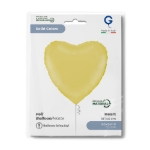 Matně žluté srdce pro veselou a moderní party výzdobu