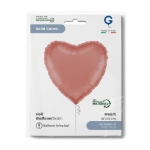 Rose gold srdce Satin Rose Gold pro luxusní a moderní party výzdobu