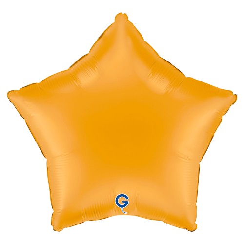 Levně Fóliový balonek hvězda žlutá - Matte Mustard 45 cm/18"