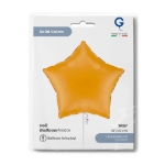 Matně žlutá hvězda pro boho a podzimní party výzdobu