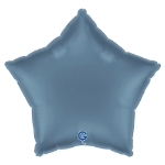 Modrý balonek ve tvaru hvězdy jako stylová dekorace na oslavu nebo baby shower