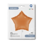 Karamelová hvězda Satin Caramel pro boho a přírodní výzdobu