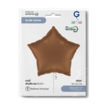 Čokoládová hvězda Satin Chocolate pro boho a podzimní výzdobu