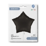 Černá hvězda Satin Fumé Black pro elegantní party výzdobu