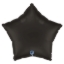 Černý balonek ve tvaru hvězdy jako luxusní dekorace na večerní oslavu