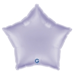 Liliový balonek ve tvaru hvězdy jako jemná dekorace na oslavu nebo baby shower