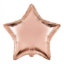 Fóliový balonek hvězda rose gold 46 cm