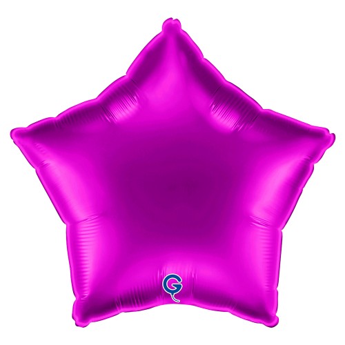 Levně Fóliový balonek hvězda fialová - Purple 45 cm/18"