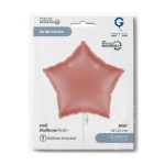 Rose gold hvězda pro luxusní a moderní party výzdobu