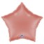 Rose gold balonek ve tvaru hvězdy jako elegantní dekorace na svatbu nebo oslavu