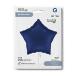 Tmavě modrá hvězda Satin Blue Navy pro elegantní party výzdobu