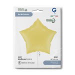 Matně žlutá hvězda pro veselou a moderní party výzdobu