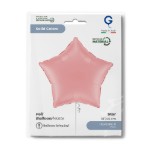 Matně růžová hvězda pro jemnou a moderní party výzdobu