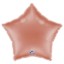 Rose gold balonek ve tvaru hvězdy jako elegantní dekorace na svatbu nebo oslavu