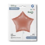 Rose gold hvězda pro luxusní a moderní party výzdobu