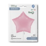 Světle růžová hvězda pro jemnou a elegantní party výzdobu