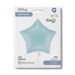 Světle modrá hvězda pro jemnou a dětskou party výzdobu