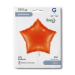 Oranžová hvězda pro veselou a výraznou party výzdobu