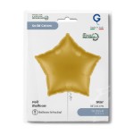 Světle zlatá hvězda pro jemnou a elegantní party výzdobu