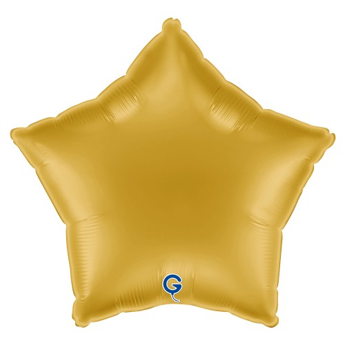 Levně Fóliový balonek hvězda zlatá - Light Gold 45 cm/18"