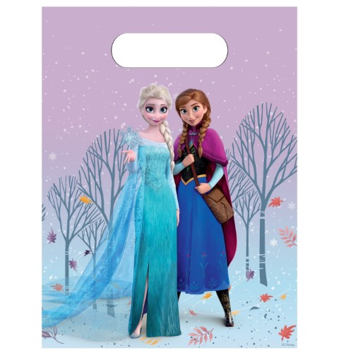 Levně Dárkové tašky Frozen Ledové království Idyllic Wonder 23 × 16,5 cm, 6 ks