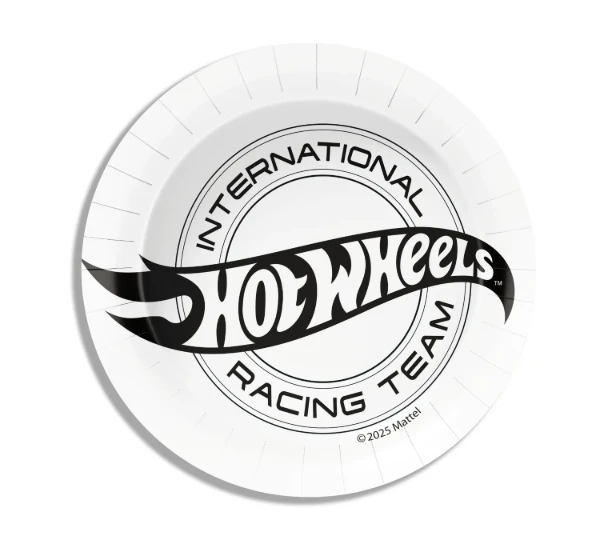Papírové talířky Hot Wheels Racing 18 cm, 8 ks