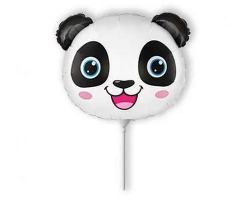 Levně Fóliový balonek panda hlava mini 25 cm