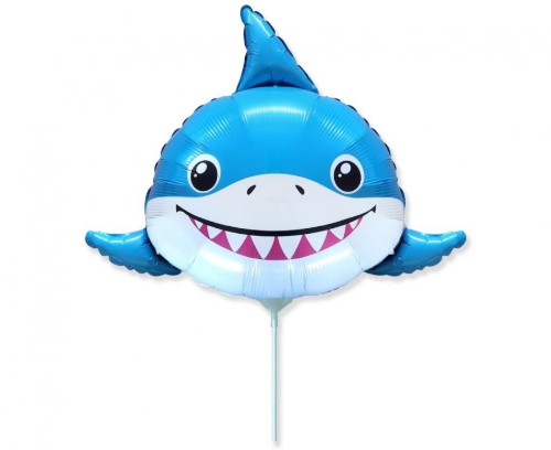 Fóliový balonek žralok hlava mini 36 cm