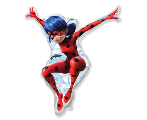 Levně Fóliový balonek Kouzelná beruška Miraculous Ladybug mini 33 cm