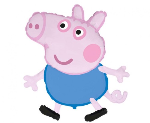 Levně Fóliový balonek Prasátko Peppa George mini 33 cm