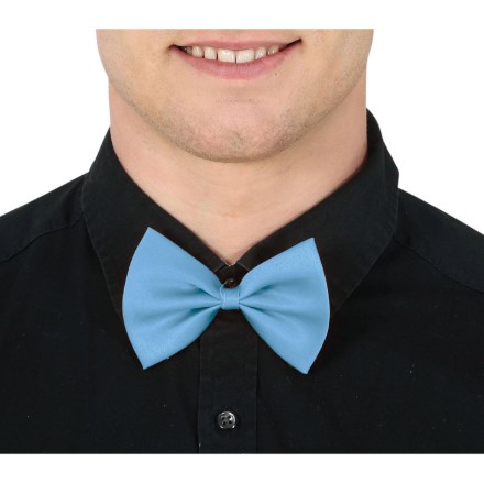 Světle modrý motýlek 11 cm detail produktu