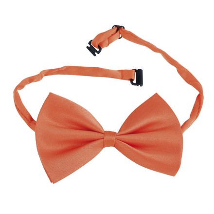 Oranžový motýlek 11 cm samostatně na bílém pozadí