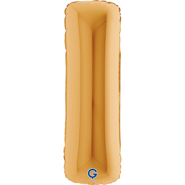 Foliové písmeno I zlaté 102 cm