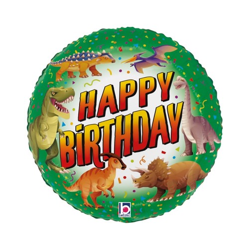 Levně Foliový balonek Dinosaur Happy Birthday 46 cm