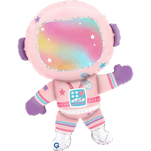 Levně Foliový balonek Lady Astronaut, 71 cm