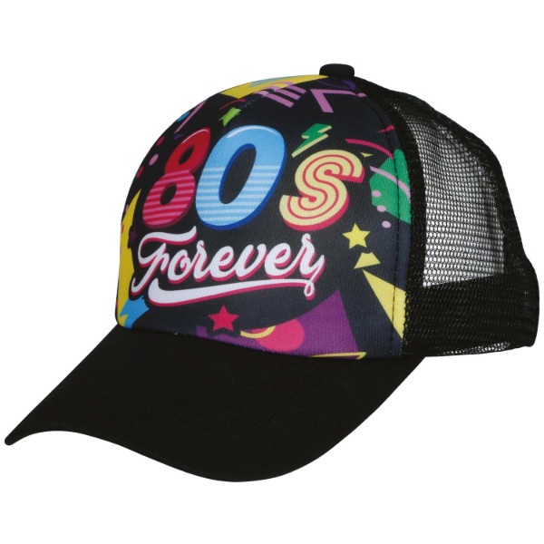 Kšiltovka retro 80. léta 80s Forever černá