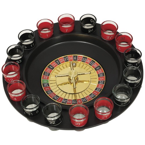 Párty hra ruleta se skleničkami 29 cm