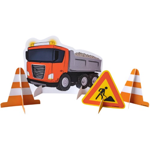 Levně Stolní dekorace Stavba – Construction Party 10 ks
