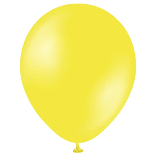 Levně Balonky metalické žluté, Metallic Yellow 30 cm/11", 50 ks