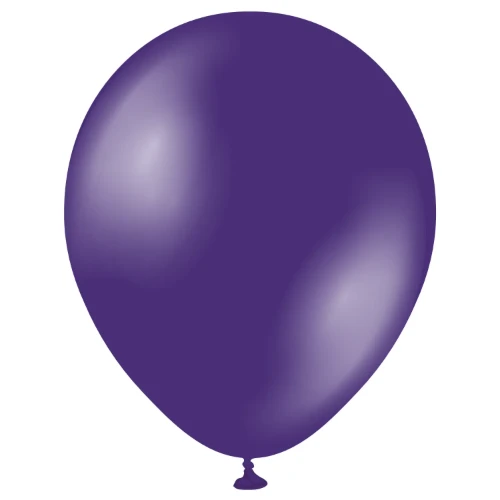 Levně Balonky metalické fialové, Metallic Violet 30 cm/11", 50 ks