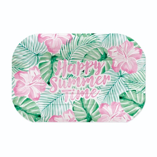 Levně Papírové tácky Happy Summer Time 30 × 20 cm, 2 ks