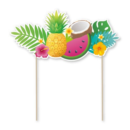 Levně Dortový zápich Aloha Tropical 16 × 8 cm