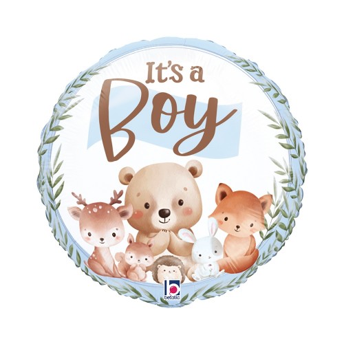 Levně Fóliový balonek Woodland It's a Boy 46 cm